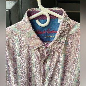 Robert Graham Limited Edition Silk Paisley Button Down Size Large  1 Of 135 Made